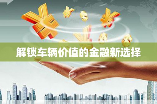 泉州解锁车辆价值的金融新选择