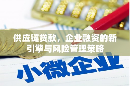 泉州供应链贷款，企业融资的新引擎与风险管理策略