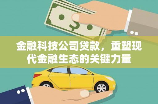 泉州金融科技公司贷款，重塑现代金融生态的关键力量