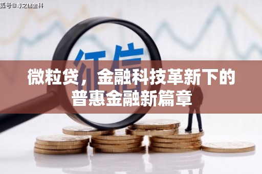 泉州微粒贷，金融科技革新下的普惠金融新篇章