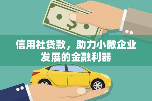 泉州信用社贷款，助力小微企业发展的金融利器