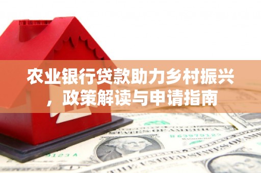 泉州农业银行贷款助力乡村振兴，政策解读与申请指南